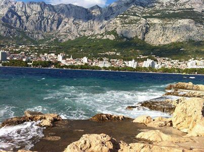 Panorama meines Traumstrandas Croatia -Makarska Beach"