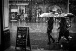 First day out at street photography, ran up an alley on buchanan street under a parasol, began snapping people going by.
