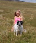 Emma and My dog Jazz.