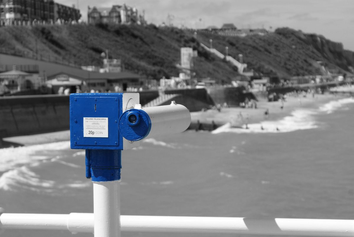 View from Cromer pier