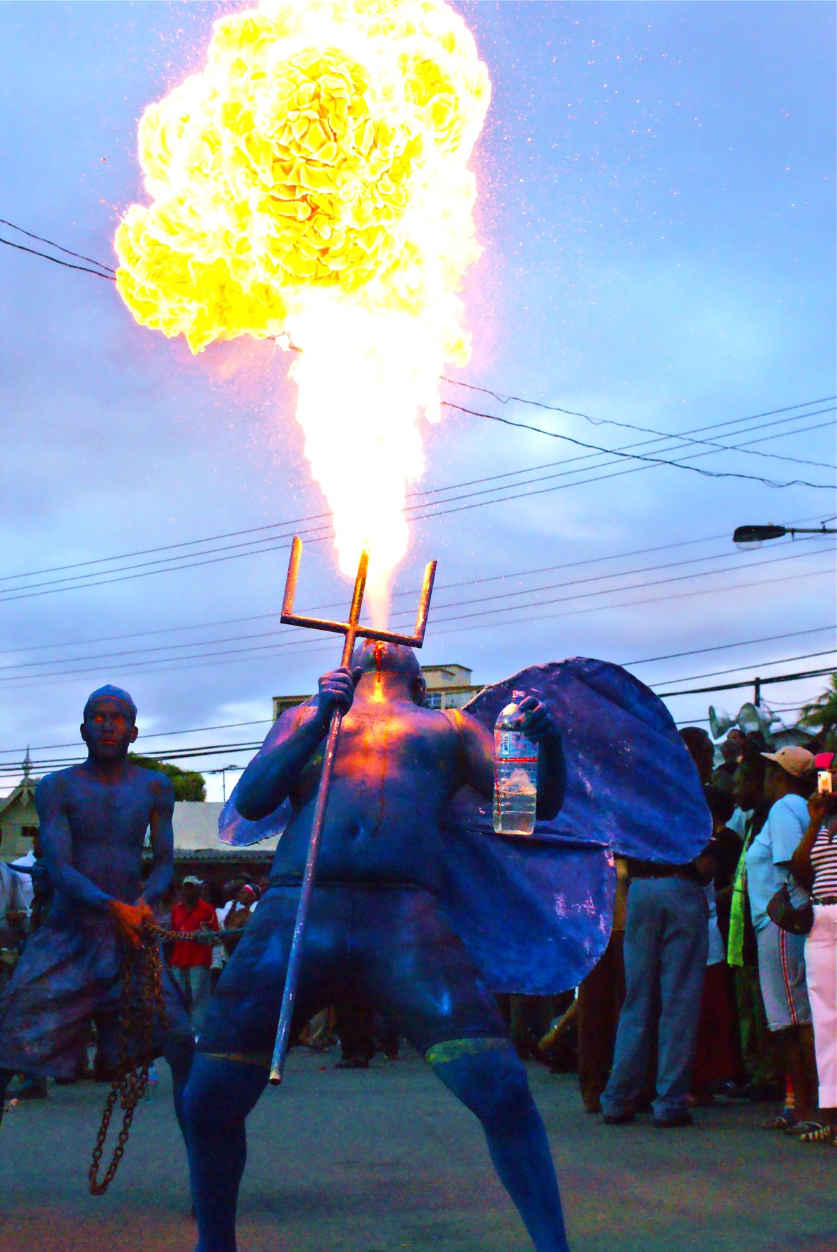 Traditional Carnival character in the Caribbean twin-island Republic of Trinidad and Tobago.