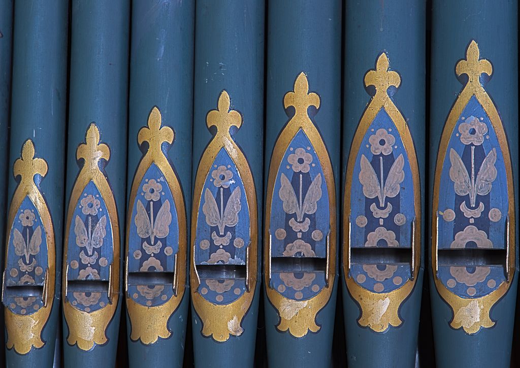 This is an abstract look at the Organ Pipes of a church organ located in my local church.