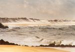 Snow on the beach