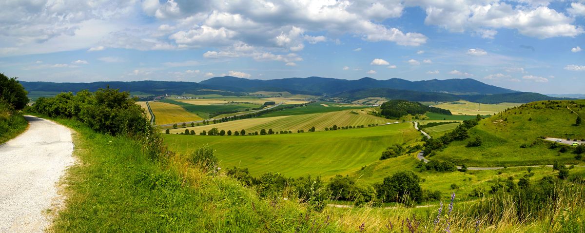 Slovakia, panoramic photo made by sony a100