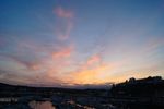 The fairground was down and thought i'd get a distance shot but the colour of the sky was more appealing
