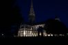 Salisbury Cathedral at night