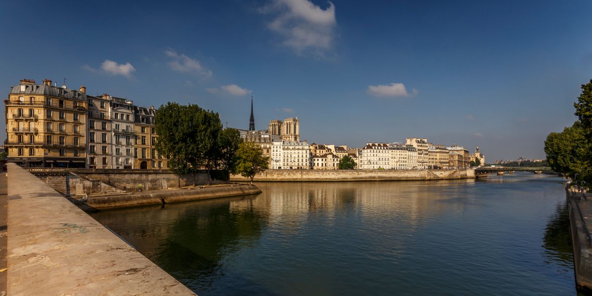 Ile de la Cité au matin d'été