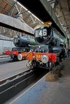 These two beautiful steam engines call their home Didcot Railway Center in Oxfordshire, UK.  The center is dedicated to preserving the age of steam and the history of The Great British Railway.