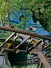 One of the roller coasters in the abandoned Spreepark in Berlin.