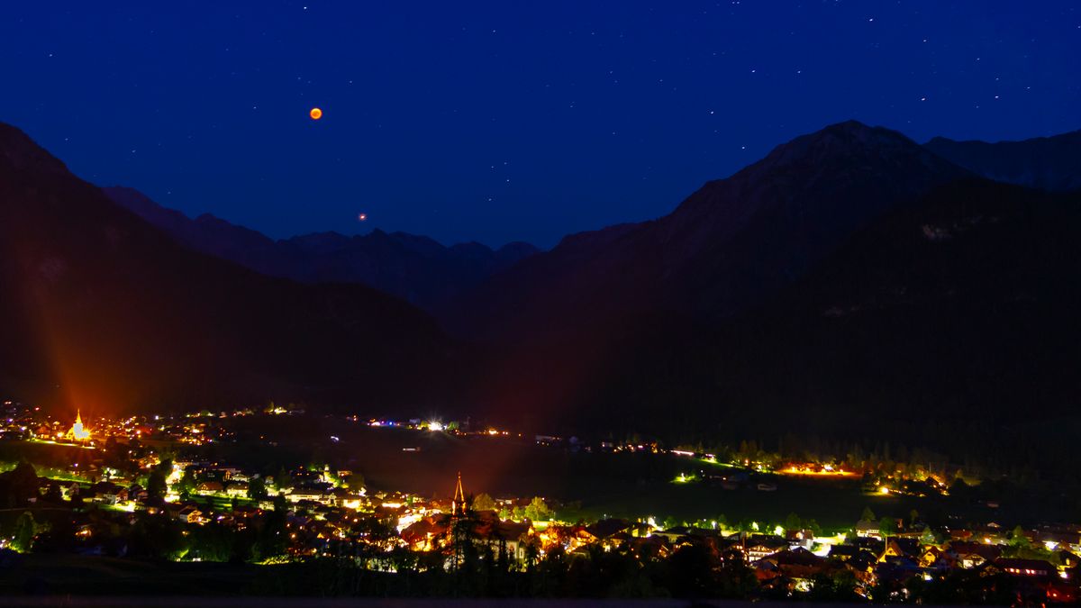Blutmond und Mars - Bad Hindelang