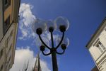 schmutzige Lampe