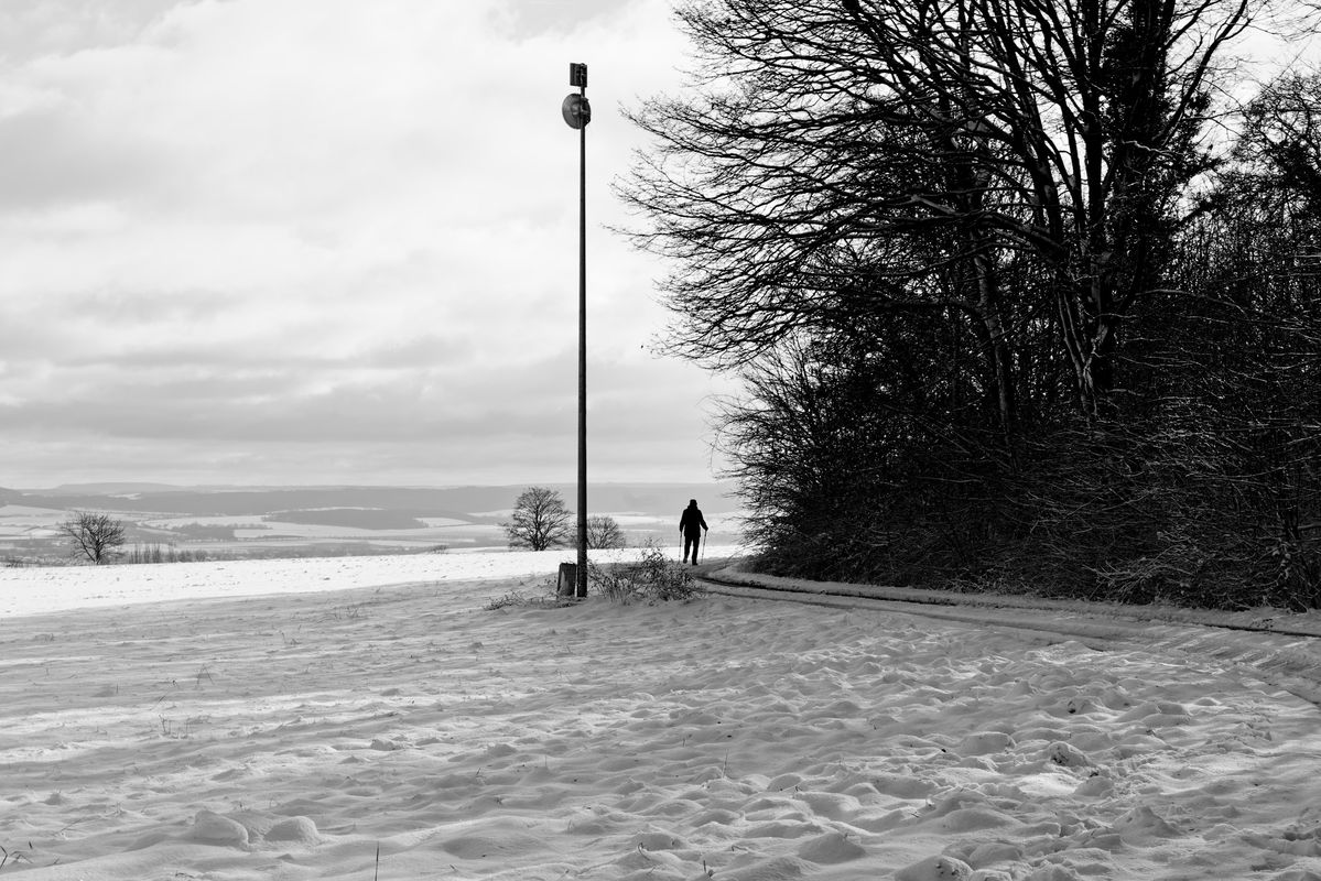 An einzelnen Tagen ist Langlauf auch bei Göttingen möglich.