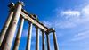 Part of the Roman Forums - the Temple of Saturn, during my trip to Rome in February.