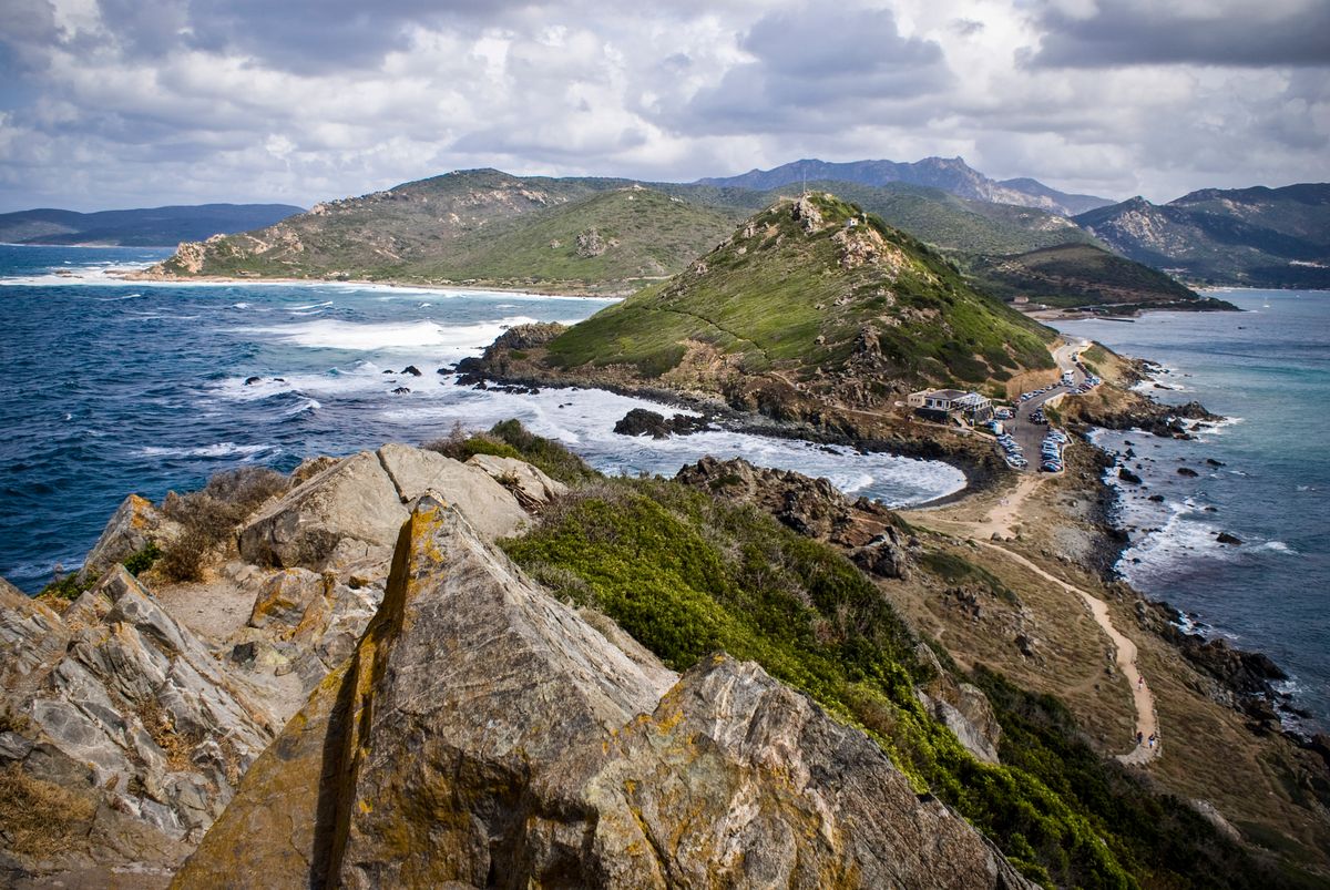 Corsica, Pointe de la Parata in de golf van Ajaccio.(SONY DSLR A350)